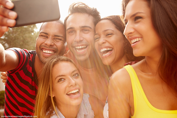 Smiling Selfie Group