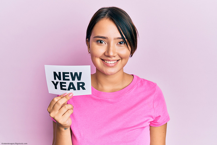 Cosmetic dentistry new year smile