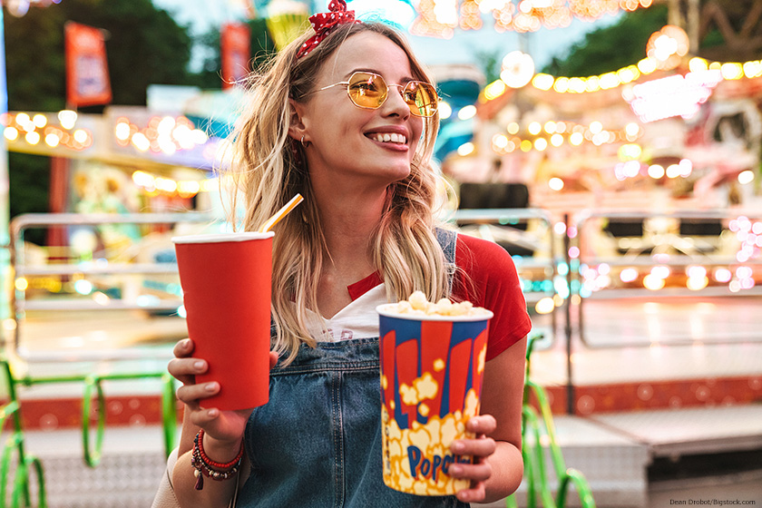 Popcorn and top foods that gets stuck in your teeth.