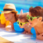 Summer Break Kids At The Pool