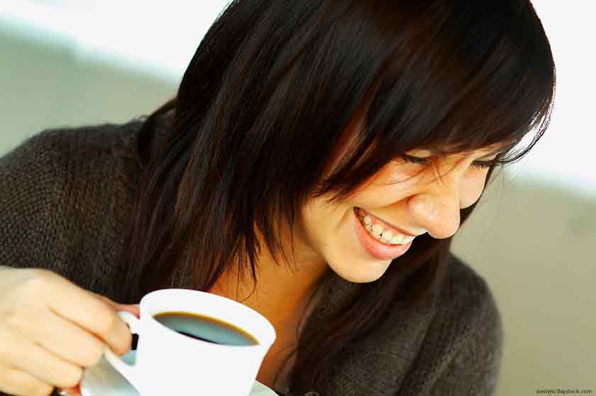 Morning cup of coffee